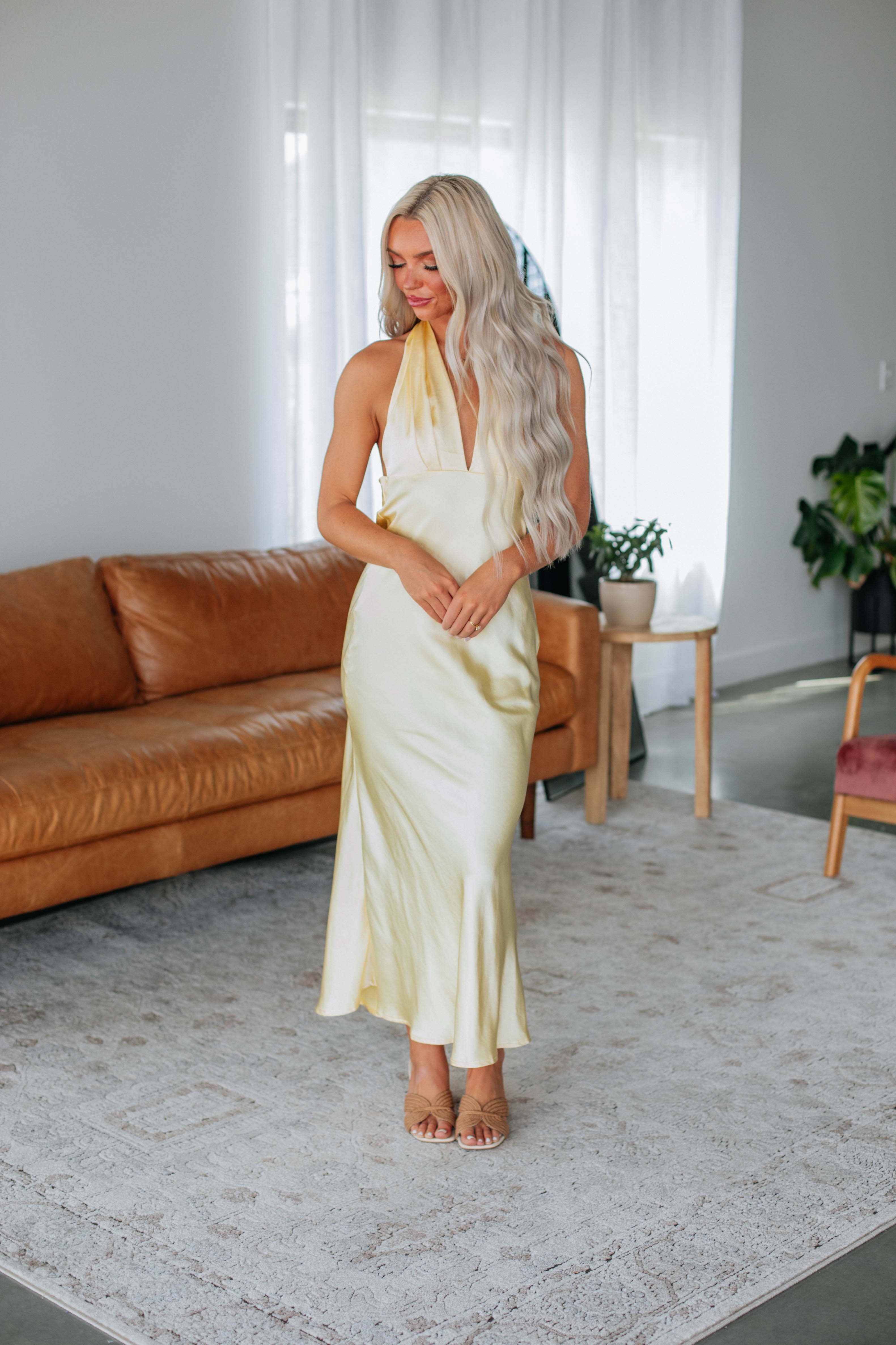 Andie Satin Dress - Walmart.com