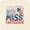 thumbnail image 4 of Inktastic Little Miss Firecracker Patriotic Girls Toddler T-Shirt, 4 of 5