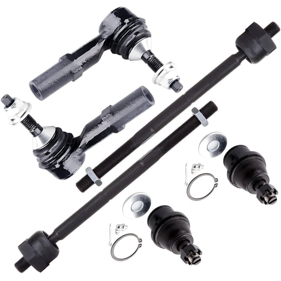 CCIYU Inner Tie Rod Ends Lower Ball Joints Outer Tie Rod Ends Compatible fit for 2003-2006 for Ford Expedition 2003-2006 for Lincoln Navigator 6pcs Suspension Kit