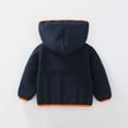 thumbnail image 6 of Girls Clothing Girls Coats Toddler Boys Girls Windproof Hooded Coat Patchwork Jacket Kids Warm Outerwear, 6 of 6
