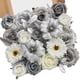 thumbnail image 1 of Set de flores artificiales Serwalin Silver Grey White, 1 of 7