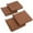 Mocha, variant on 20-inch by 19-inch Spun Polyester Chair Cushion (Set of Four)-Color:Mocha