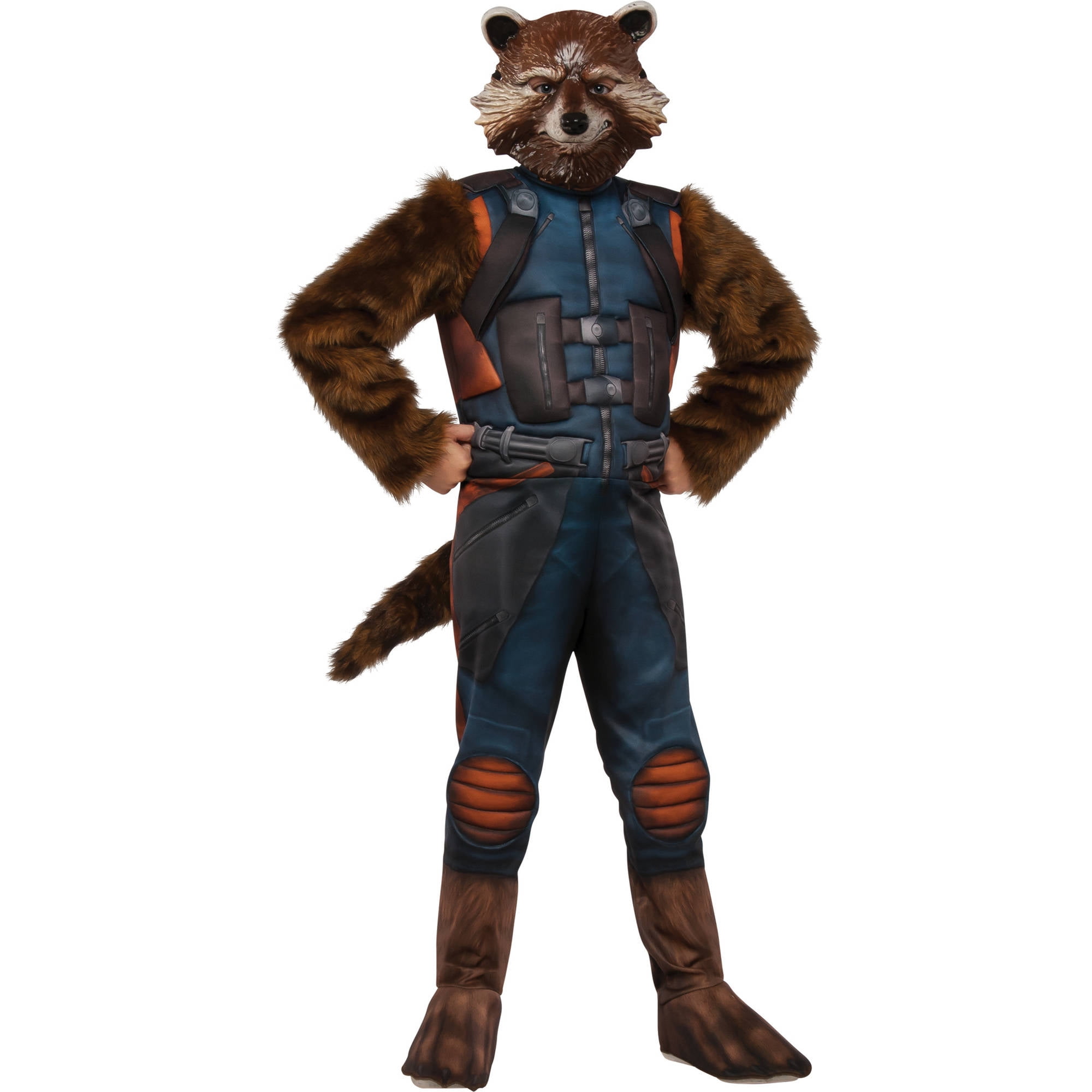 Details about   Rocket Raccoon Guardian of the Galaxy Boy Costume Medium L 8 10 by Rubies 35620 