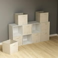 6Pack Collapsible Cube Storage Bins for Cubbies (Beige