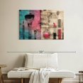 thumbnail image 2 of Elephant Stock Makeup Cosmetics Wall Art - Horizontal Canvas Wall Art - Living Room Wall Decor - Fashion And Beauty Canvas - Beige And Black Decor - 39" x 26", 2 of 8