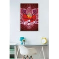 thumbnail image 2 of Winged Double Hearts Wall Poster, 22.375" x 34", Framed, 2 of 2
