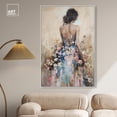 thumbnail image 4 of Dress in Spring Bloom Canvas Inspiring Women Protraits by Art Remedy, White Frame, 36" x 54", 4 of 8