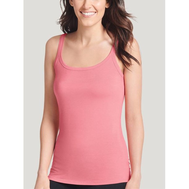 Jockey Jockey Women's Elance Supersoft Camisole, Pink Grapefruit