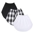thumbnail image 1 of Solid Shirt Extenders Adjustable Layering Fake Tops Lower Sweep Hem With Elastic Waist, 1 of 2