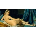 thumbnail image 2 of Ingres, Jean-Auguste-Dominique 14x9 Gold Ornate Wood Framed with Double Matting Museum Art Print Titled - Grande Odalisque, 2 of 4