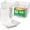 White, variant on 8x8 Inch 68 Pack Compostable Clamshell Take Out Food Containers, Disposable Paper To Go Boxes with Lids, Heavy Duty Sugarcane Bagasse Containers for Meals & Takeout, Natural