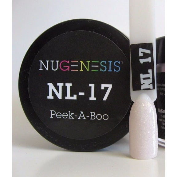 NUGENESIS Nail Color Dip Dipping Powder 1.5oz/jar - NL17 PEEK A BOO