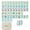 Emerald Midsummer, variant on 160 Pcs American Mahjong Tile Set, 1.4" 4 Layer Acrylic Premium Mahjong, Clear Engraved American Mahjong Game with for Adults, Portable Home Travel Social Gathering