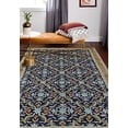 thumbnail image 1 of Bashian HG136 Wilshire Hand Tufted 100% Wool Area Rug, 3.9" x 5.9", Navy, 1 of 1