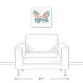 thumbnail image 3 of Creative Products Floral Butterfly 16x16 Canvas Wall Art, 3 of 5