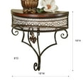 thumbnail image 3 of Charleston Ornate Openwork Wall Display Shelf Bronze, 3 of 5