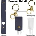 thumbnail image 3 of Czcpp-10 Pcs Porte-Sérumiens, Porte-Clés en Cuir 30ML, Bouteilles Vides pour Shampooing Lotion Savon, 3 of 4