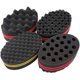 thumbnail image 1 of wonima44 4 Pcs Varied Small Hair Twist Sponge Brush For Dreads Locking Twist Afro Curl Coil Wave Hair Care Tool (Blend), 1 of 1