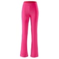 thumbnail image 7 of YUGYXL Fashion Printed Leggings for Women High Waisted No See Through Straight Leg Pants Bottom Soft Tummy Control Pants for Running Yoga Athletic Workout Hot Pink,S, 7 of 7