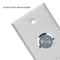 thumbnail image 1 of De control de Acceso A Puerta Interruptor de Botón de Salida Carcasa de Aluminio Pulsador Con Luz Indadador Para Entrada de Protección de Seguridad, 1 of 7
