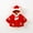 Red, variant on TAGOLD Kids Coats Toddler Girls Solid Color Plush Cute Flowers Rabbit Ears Winter Hoodie Thick Coat Cloak