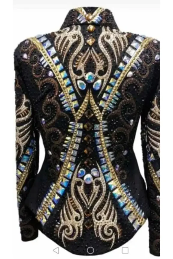 Western Show Pleasure Rail Shirt Jacket Clothes Showmanship Horsemanship