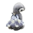 thumbnail image 2 of Runkheen Floral Dog Dress, Summer Breathable Pet Skirt for Puppies, Small Dogs and Cats,L, 2 of 2