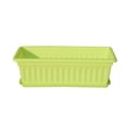 thumbnail image 1 of Resina Rectangular Maceta de Siembra Agujero de Drenaje Plantador de Flores Vegetales Bandeja de Plantas de Jardín en Casa Verde 44x19x14cm 3 Piezas seitruly HA6722-01B, 1 of 6