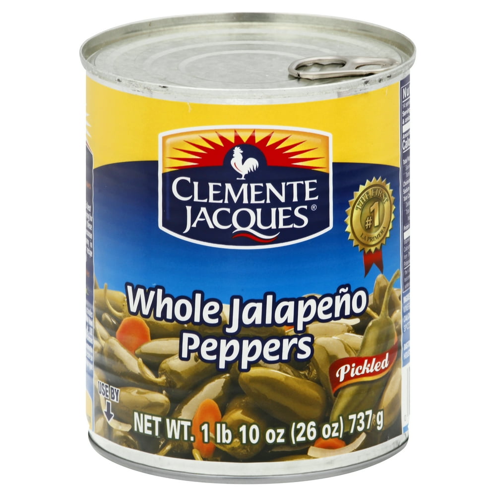 Clemente Jacques Whole Jalapeno Peppers, 26oz
