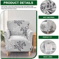 thumbnail image 2 of ATJIA Stretch Armchair Slipcover 1-Piece Accent Chair Covers with Arms Soft Chair Slipcovers for Living Room, 2 of 6