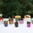 thumbnail image 4 of Simply Baked Small Paper Baking Cups White with Julep Dot 25-Pack Disposable and Oven-safe, 4 of 8