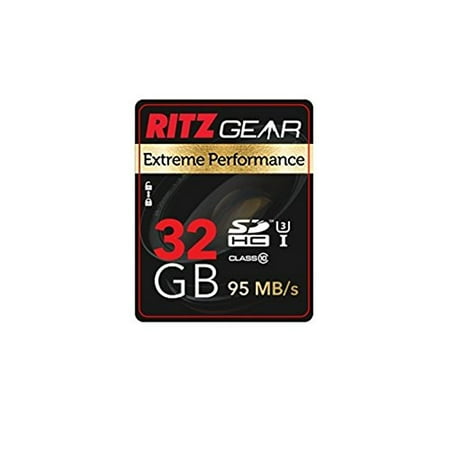 133x Speed Sd Memory Card - Ritz Gear Extreme Performance SD 32GB 95/45 MB/S Read/Write Speed U3 Class-10 SDHC Memory Card