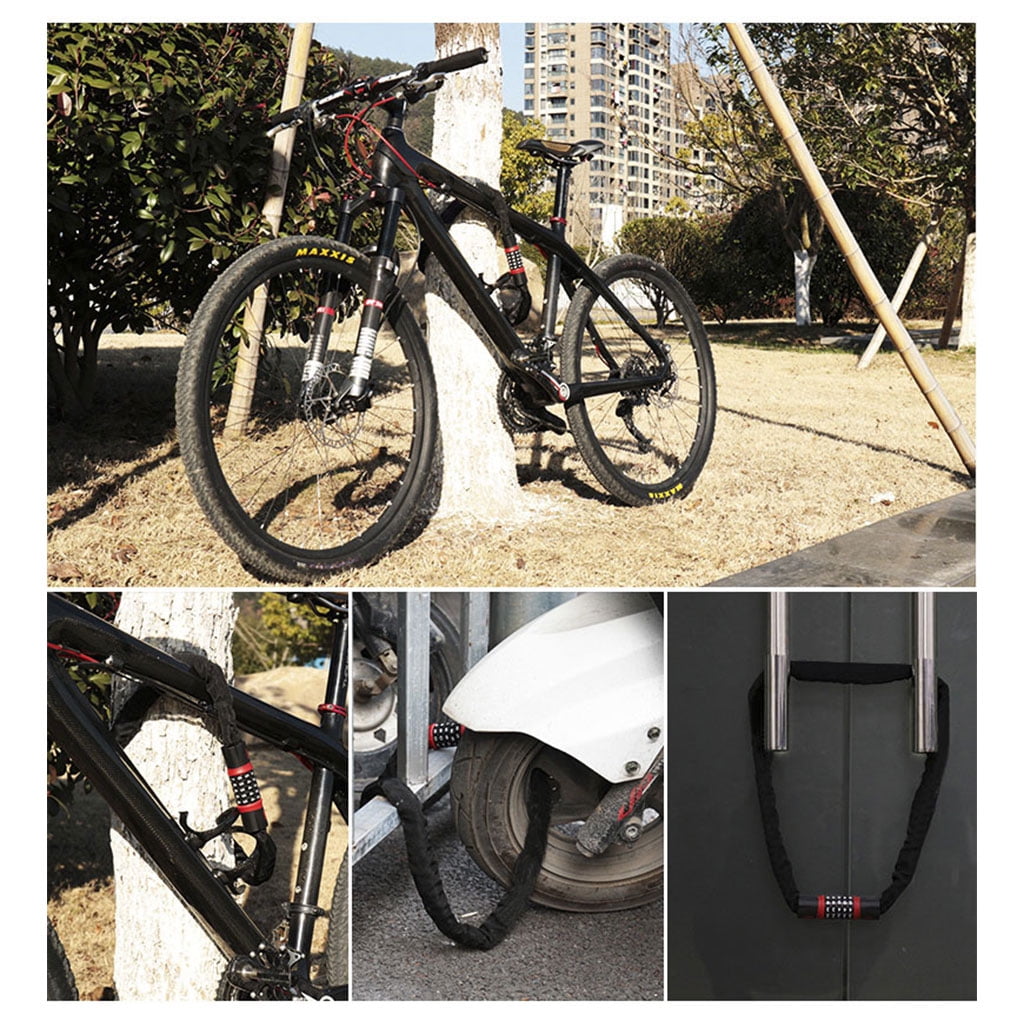 AOOOWER Bike Lock Password Portable Mtb Road Bicycle Locks for Scooter Motorcycle