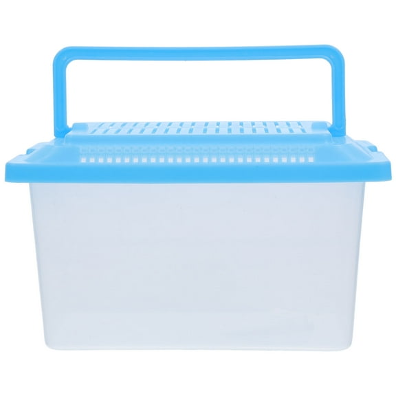 SOPOTUTU Plastic Handheld Fish Tank Transparent Design for Easy Cleaning and Feeding