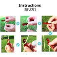 thumbnail image 3 of Azarxis Aluminum Alloy Paracord Tensioners Rope Adjuster, Ultralight Strong Tent Guyline Cord Adjuster Wind Rope Buckle, 3 of 5