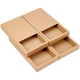 thumbnail image 1 of Paquete de 10 cajas grandes de cartón kraft de 7,8 x 6 x 1,2 pulgadas para dulces, postres pequeños, caramelos, mini jabones y otros obsequios para fiestas., 1 of 9