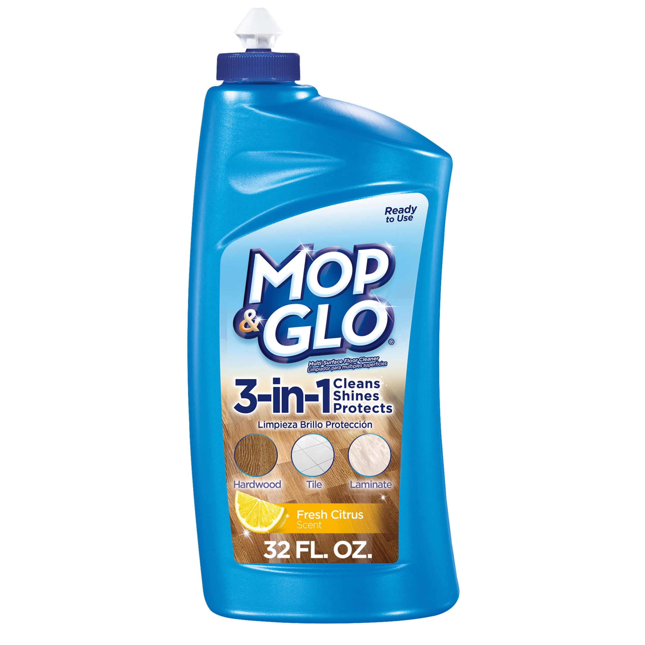 (4 pack) Mop & Glo Multi-Surface Floor Protecting Cleaning Polish, 32oz