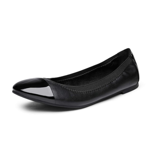 Zapatos DREAM PAIRS Ballerinas Sole-Flex Planas Negras Talle 11