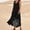Black, variant on Womens Casual Dresses Summer Sleeveless Comfortable Maxi Linen Dress with Pocket Round Neck Swing Floral Dresses Red XXL