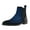 Blue, variant on Santimon Men Classic Leather Chelsea Boots Brogue Dress Ankle Boots Suede Chukka Boots Brown US 11