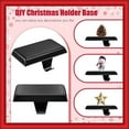 thumbnail image 6 of Horivan Weighted Metal Christmas Stocking Holders with Protective Base for Mantle Decor Non-Slip Holiday Stocking Hangers for Fireplace TV Stand, 6 of 6