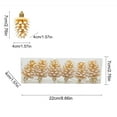 thumbnail image 3 of 6 Pcs Christmas Pinecone Ornaments, Fall Hanging Pine Cone Painted Ornaments, Glitter Pinecone Christmas Ornament for Xmas Tree DIY Crafts Fall Thanksgiving Day Decoration （Gold）, 3 of 6