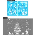 thumbnail image 3 of Pegatinas navideñas Ventana Copo de nieve Papá Noel Árbol de Navidad Alce Pegatinas de bola de caída, 3 of 5