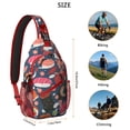 thumbnail image 5 of Sushi Crossbody Sling Bag for Women Men Travel Bag Trendy Sling Backpack AntiTheft Sling Shoulder Bag, 5 of 6