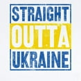 thumbnail image 2 of CafePress - Straight Outta Ukraine Support Ukraine Body Suit - Baby Light Bodysuit, Size Newborn - 24 Months, 2 of 4