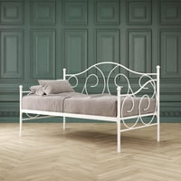DHP Victoria Metal Daybed, Multiple Colors and Sizes