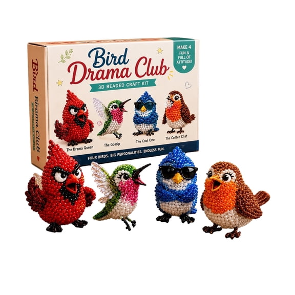 3D Beaded Pumpkin DIY Kit – Halloween 4-Piece Handmade Pumpkin Craft Set, Cute 7D DIY Pets Animal Beading Kit with Instructions, Creative Beading Craft Decoration Gifts for Beginners