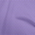 thumbnail image 1 of oneOone Rayon Purple Fabric Chevron Fabric For Sewing Printed Craft Fabric By The Yard 56 Inch Wide, 1 of 4