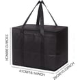 thumbnail image 2 of Insulated Delivery Bag, 41 x 33 x 26cm Hot or Cold Food Delivery Bag Reusable Grocery Bag Shopping Bag with Zippers for Camping, 2 of 5