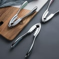 thumbnail image 3 of 1 pinza de acero inoxidable para cangrejo, utensilio de cocina para casa y restaurante (rosa y plateado)., 3 of 7